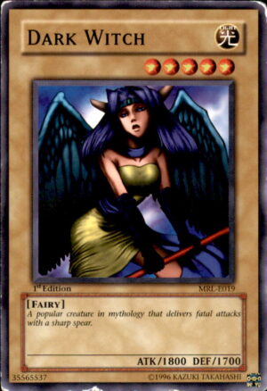Yu-Gi-Oh Magic Ruler Dark Witch MRL-E019 1ST EDITION COMMON HP