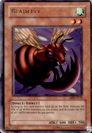 Yu-Gi-Oh Metal Raiders Bladefly MRD-118 UNLIMITED RARE HP