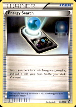 Pokemon Black & White Energy Search 93/114 COMMON LP