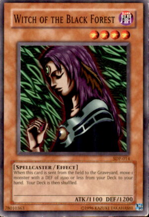 Yu-Gi-Oh Starter Deck: Pegasus Witch of the Black Forest SDP-014 UNLIMITED HP
