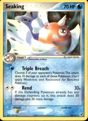 Pokemon Deoxys Seaking 24/107 RARE MP