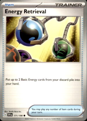 Pokemon Scarlet & Violet Energy Retrieval 171/198 COMMON NM