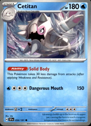 Pokemon Surging Sparks Cetitan 054/191 COMMON LP