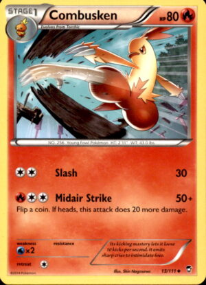 Pokemon Furious Fists Combusken 13/111 UNCOMMON LP