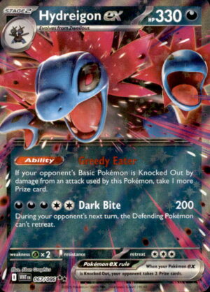 Pokemon White Flare Hydreigon ex 067/086 HOLO DOUBLE RARE NM